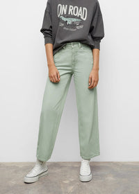 Thumbnail for High waist straight jeans