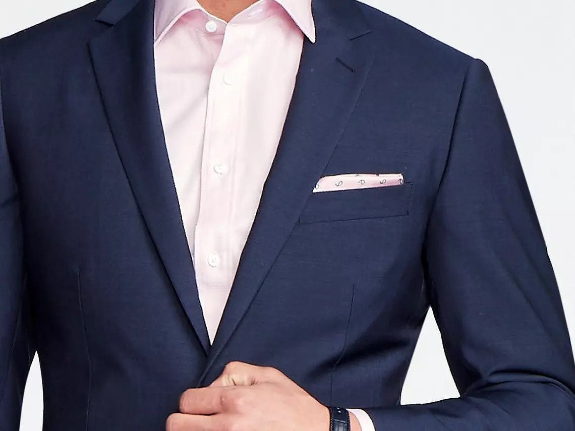 Hamilton Sharkskin Blue Suit